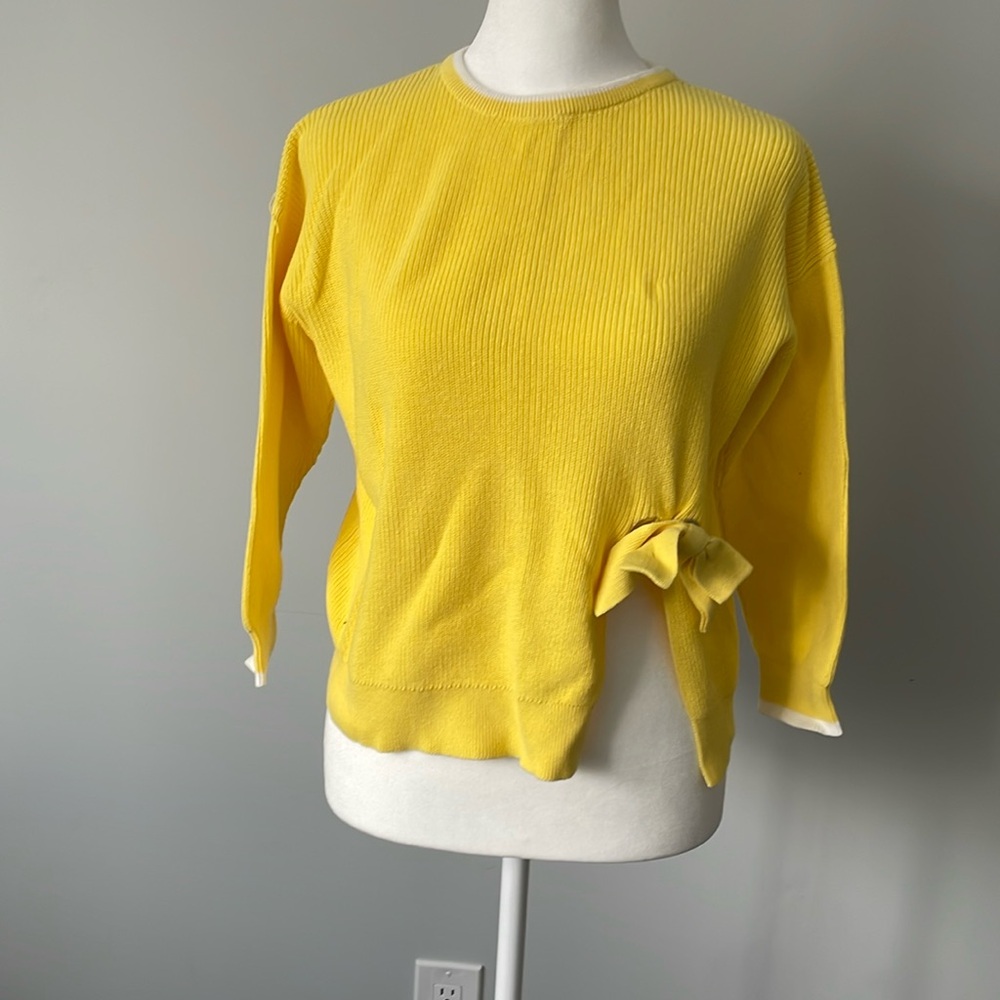 Zara knitwear girls cotton sweater